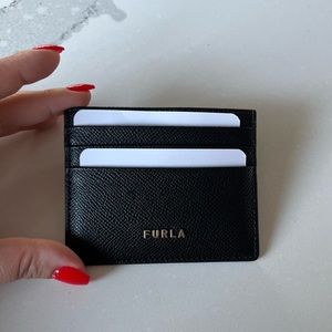 NWT FURLA credit card holder, made with real Italian leather!
